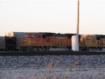 BNSF 8256 rare catch on a coal train in 2010.